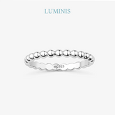 Bague à petites boules en Argent 925