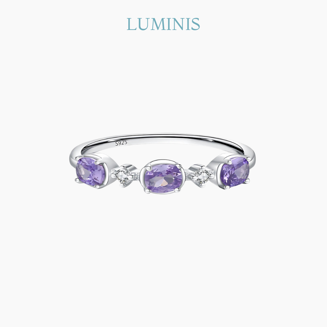 Bague Trio Sertie en Argent 925