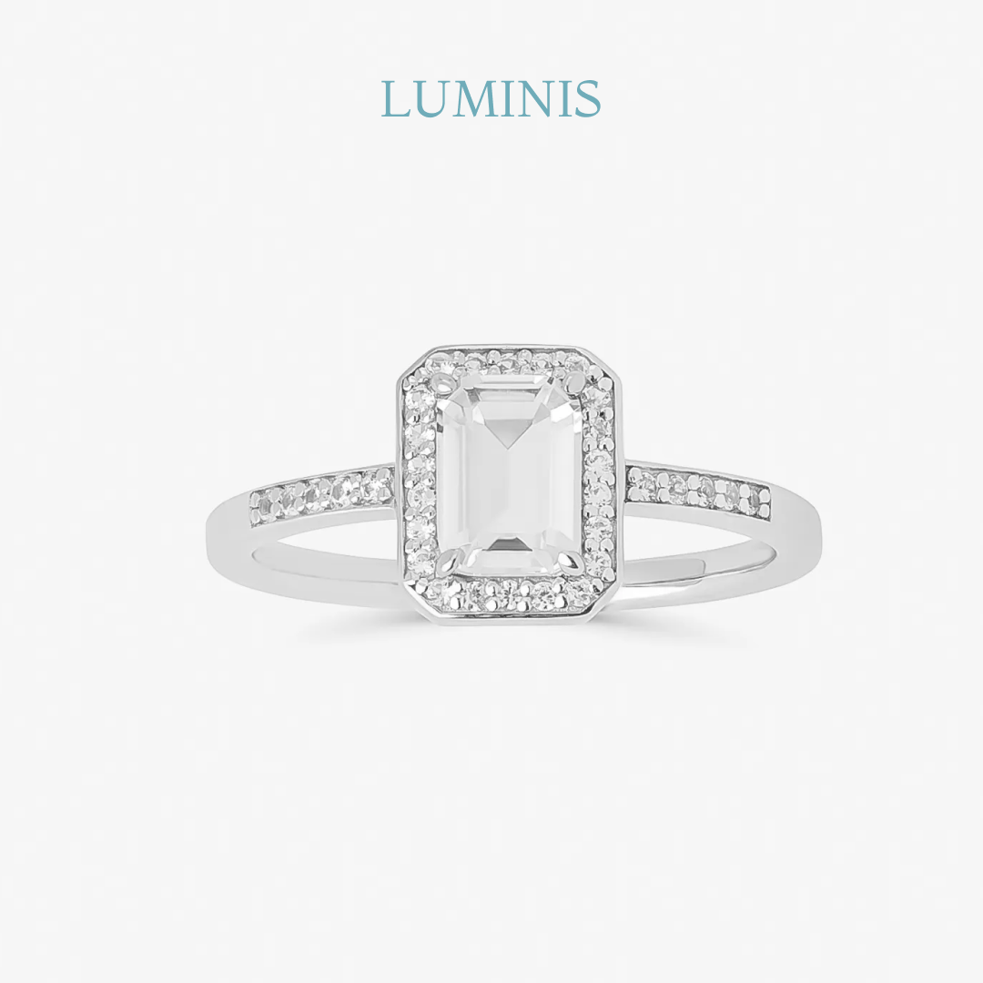 Bague avec Saphir en Argent 925