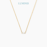 Collier en Zircone Cubique en Or Jaune