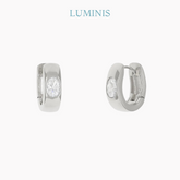 Mini Créole avec Zircone en Argent