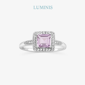 Bague avec Améthyste en Argent 925