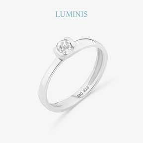 Bague Solitaire en Argent 925