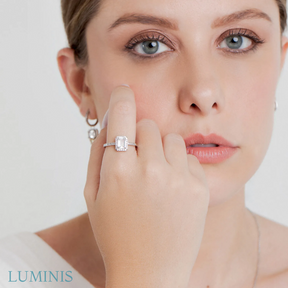 Bague avec Saphir en Argent 925