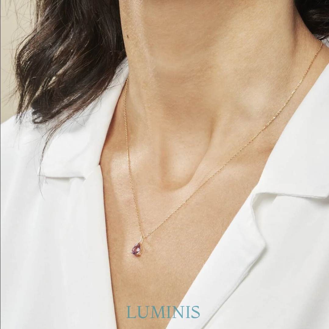 Collier Améthyste en Or 18k