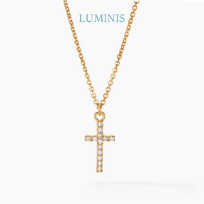 Collier Christ en Or avec Zircone