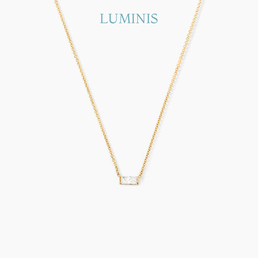 Collier en Zircone Cubique en Or Jaune