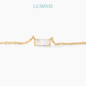 Collier en Zircone Cubique en Or Jaune