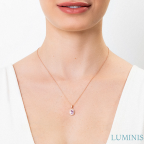 Collier avec Améthyste en Argent 925