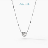 Collier en Argent 925 avec Zircone de Luxe