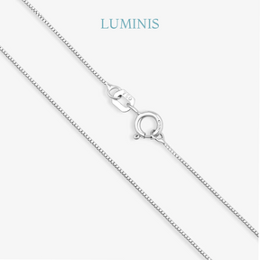 Chaîne Maille Vénitienne en Argent 925 avec Plaquage en Or Blanc 18k