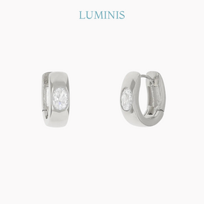 Mini Créole avec Zircone en Argent