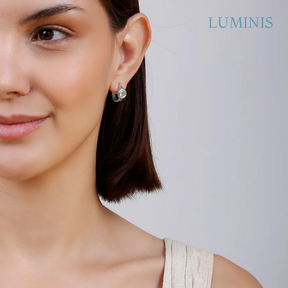 Mini Créole avec Zircone en Argent 925