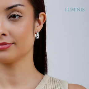 Mini Créole avec Zircone en Argent