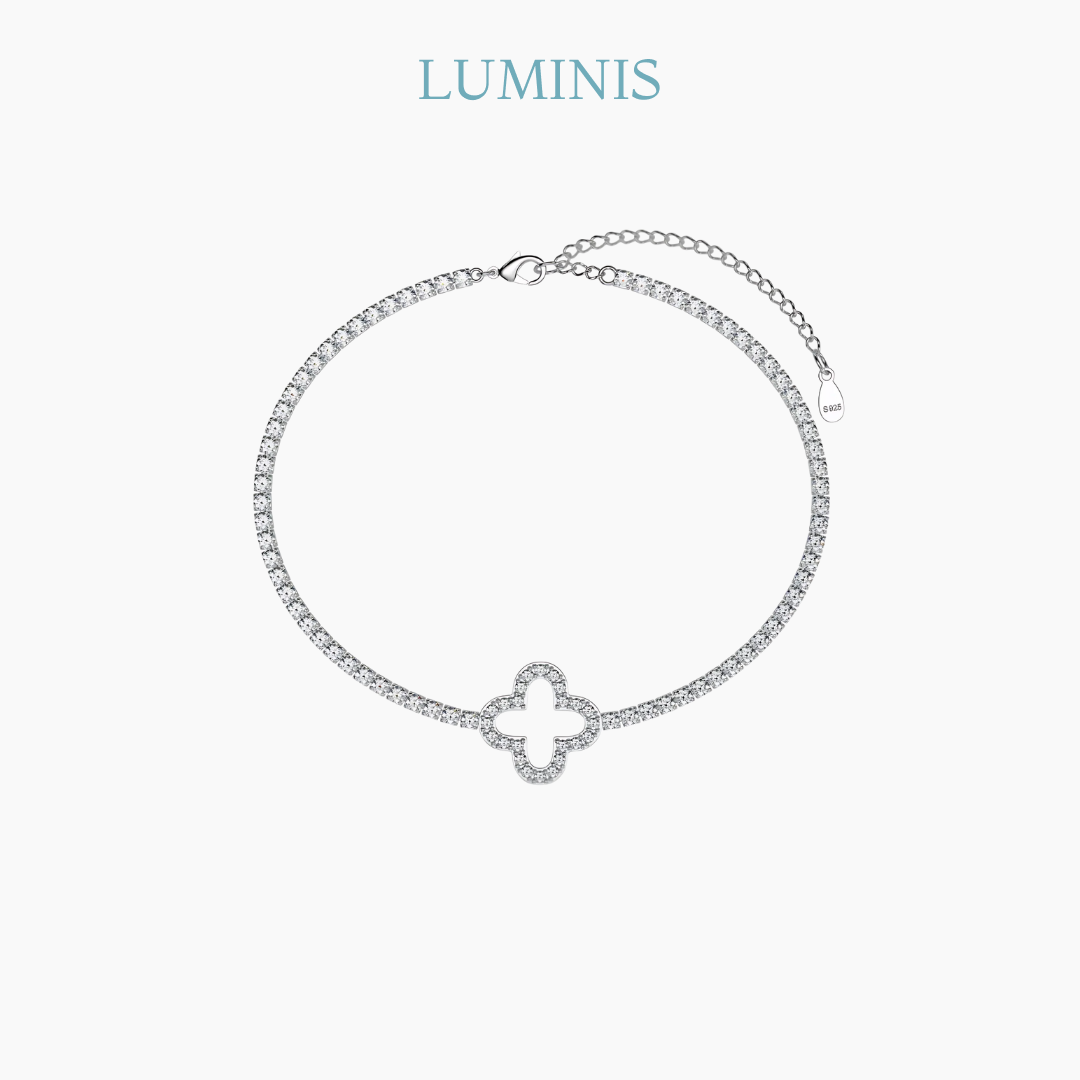 Bracelet Floral en Argent 925 Luxe