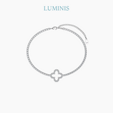 Bracelet Floral en Argent 925 Luxe